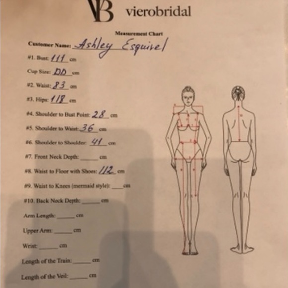 Viero Bridal “Audree” Custom Wedding Dress with Lace Detail - Picture 8 of 8